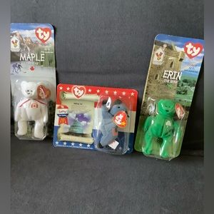 McDonald’s Ty Beanie Babies & Two Beanie Bears
